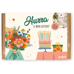 Large DIY Gift Box - Hooray, it's time to celebrate! - 1 Set