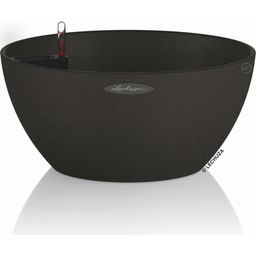 Lechuza CUBETO Stone 40 Planter - Graphite Black