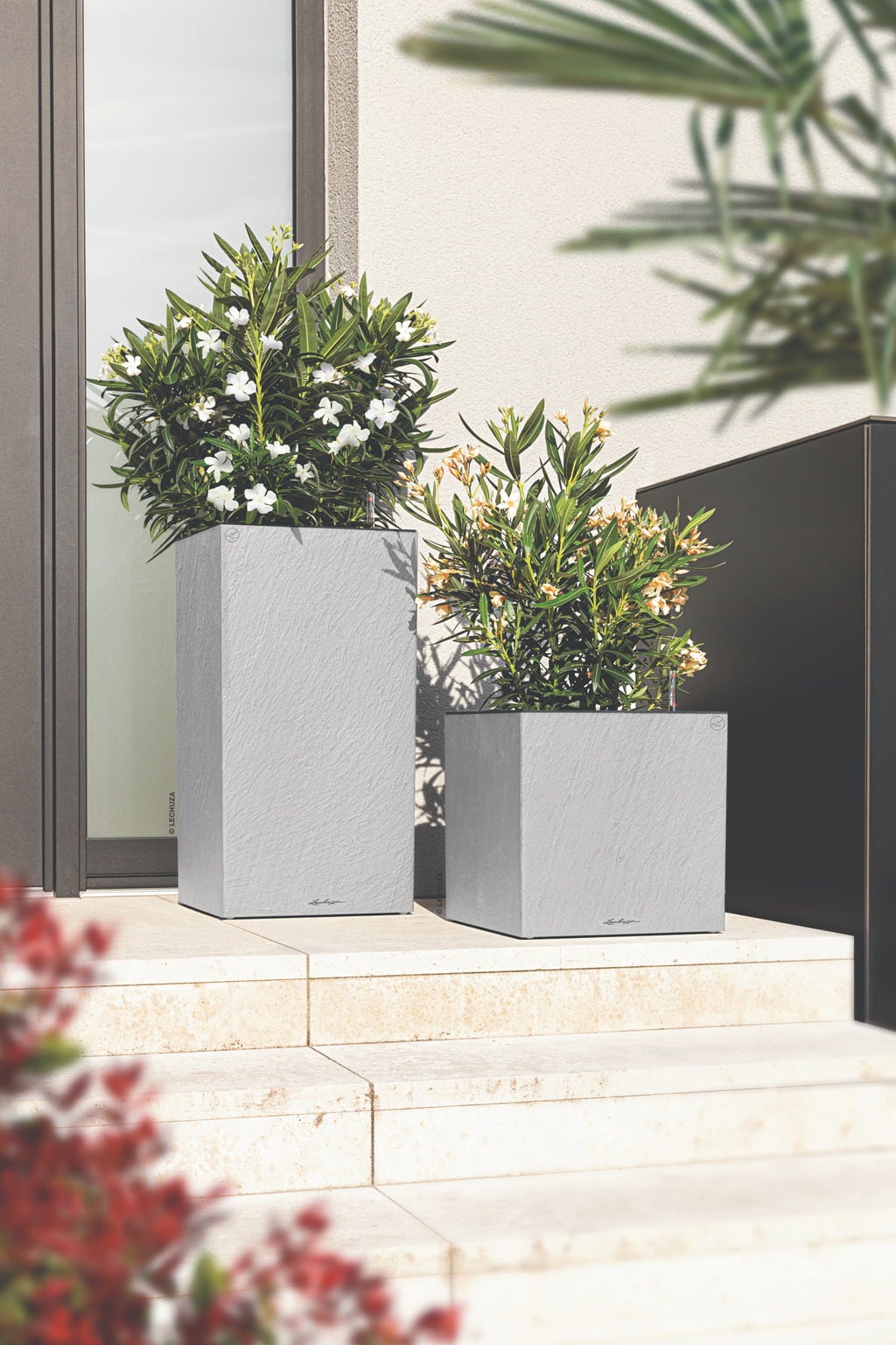 Lechuza CANTO Slatestone 40 high - light grey