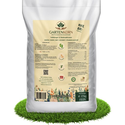 Gartenkorn Biologischer Volldünger - 17 kg
