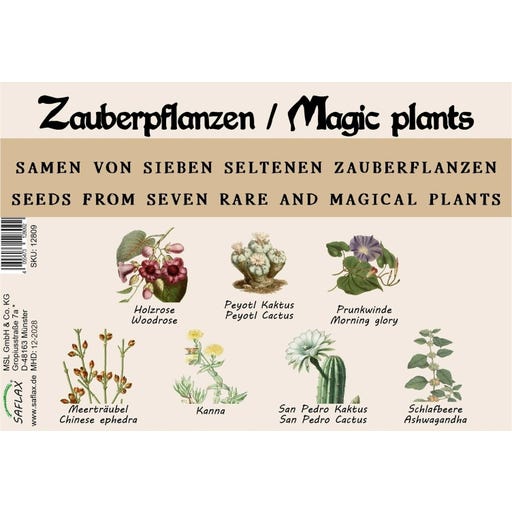 Saflax "Magic Plants" Seed Set, 1 Pkg
