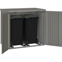 Biohort Mülltonnenbox Alex Duo - quarzgrau-metallic