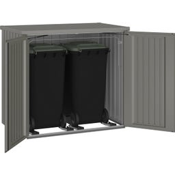 Biohort Mülltonnenbox Alex Duo - quarzgrau-metallic