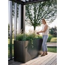 Biohort Belvedere maxi Gr. 2x0,5 m X-Design - dunkelgrau-metallic