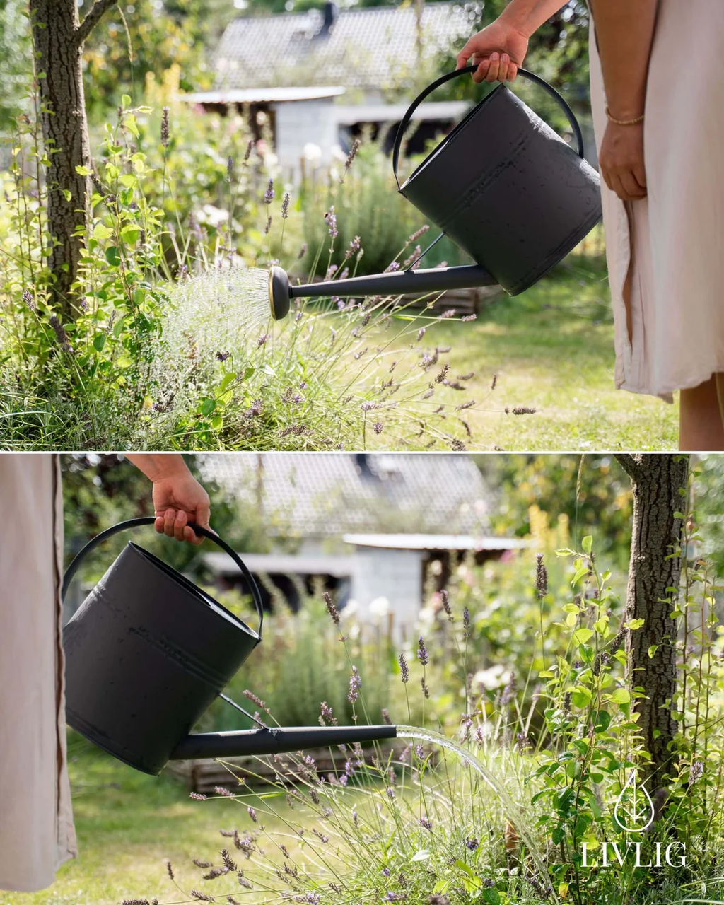 Livlig Arrosoir en Métal 10 litres - Anthracite
