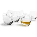 sagaform Bar Rocking Whiskey Glass, 6 kosov. - 1 set.