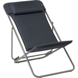 Lafuma Leżak MAXI TRANSAT+ i BEC BeComfort® - Dark Grey