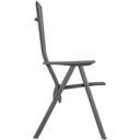 ZEN-IT Duo - Silla Plegable con Respaldo Alto - Obsidian