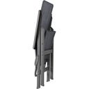 ZEN-IT Duo - Silla Plegable con Respaldo Alto - Obsidian