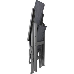 ZEN-IT Duo - Silla Plegable con Respaldo Alto - Obsidian