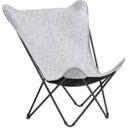 Fauteuil Papillon SPHINX SOFT Aspect Feutre - Plume