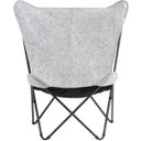 Fauteuil Papillon SPHINX SOFT Aspect Feutre - Plume