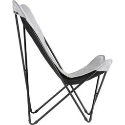 Fauteuil Papillon SPHINX SOFT Aspect Feutre - Plume