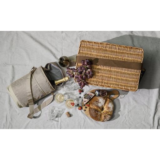 sagaform Nautical Linen Wine Bag - 1 item