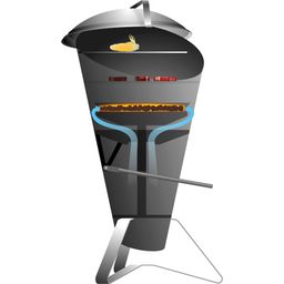 höfats CONE beépíthető faszenes grill - 1 db