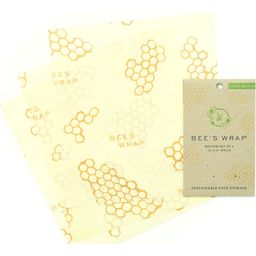 Bee's Wrap Bienenwachstuch 3er Set - Medium (25x27,5cm)