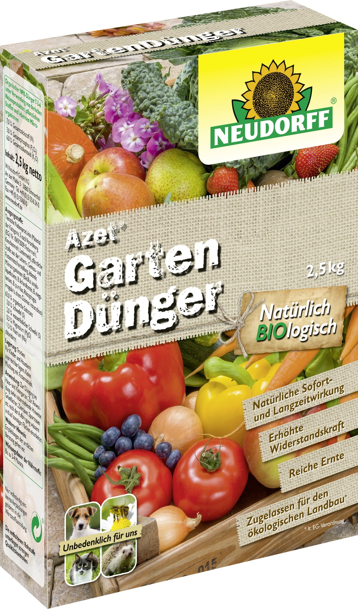 Azet Garden Fertilisers, 2.5kg