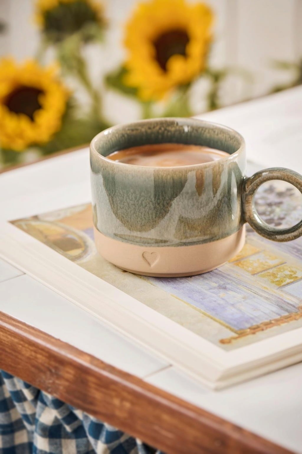 IB Laursen Mug with Heart - Green