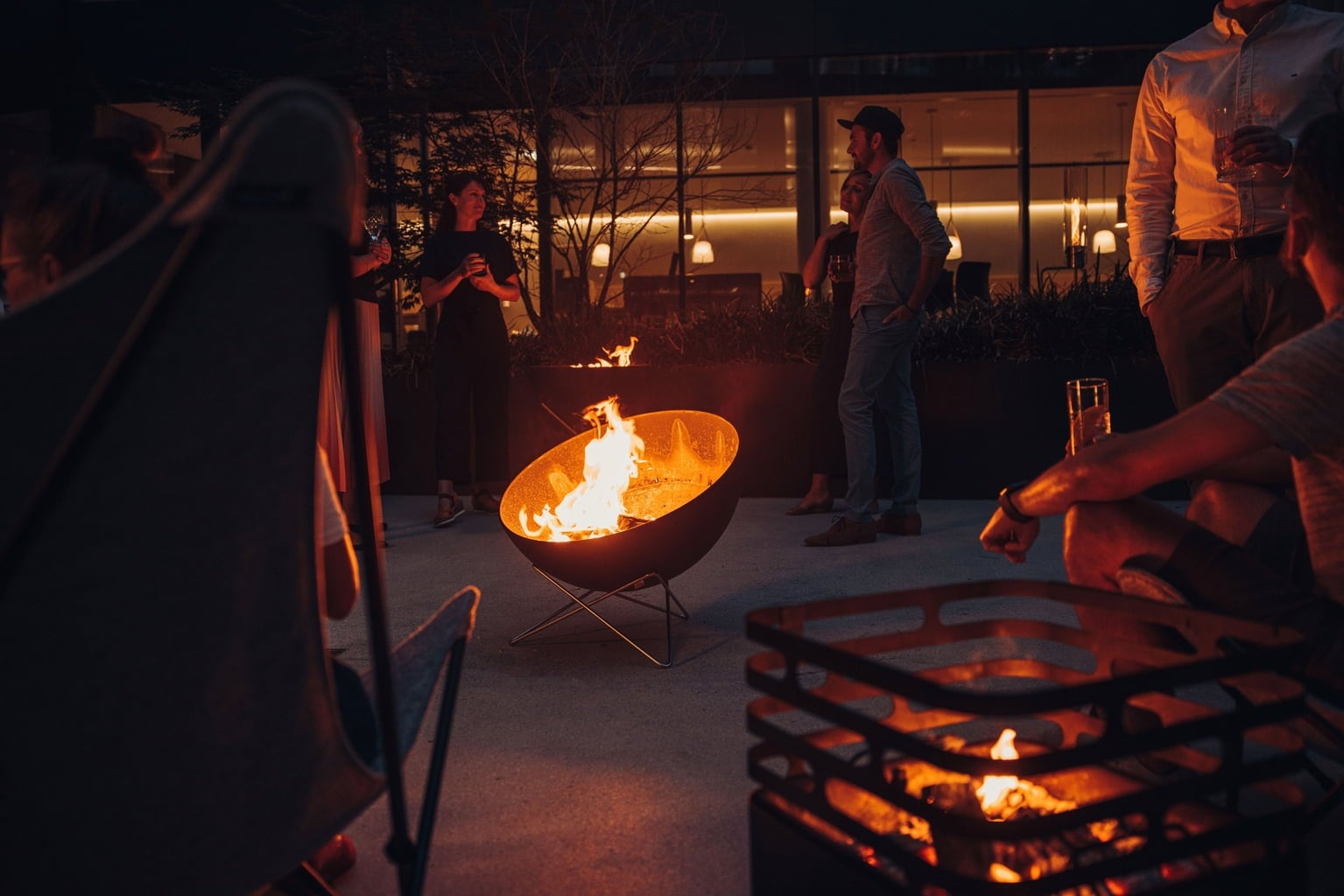 höfats BOWL 70 Feuer-Loungeset flex