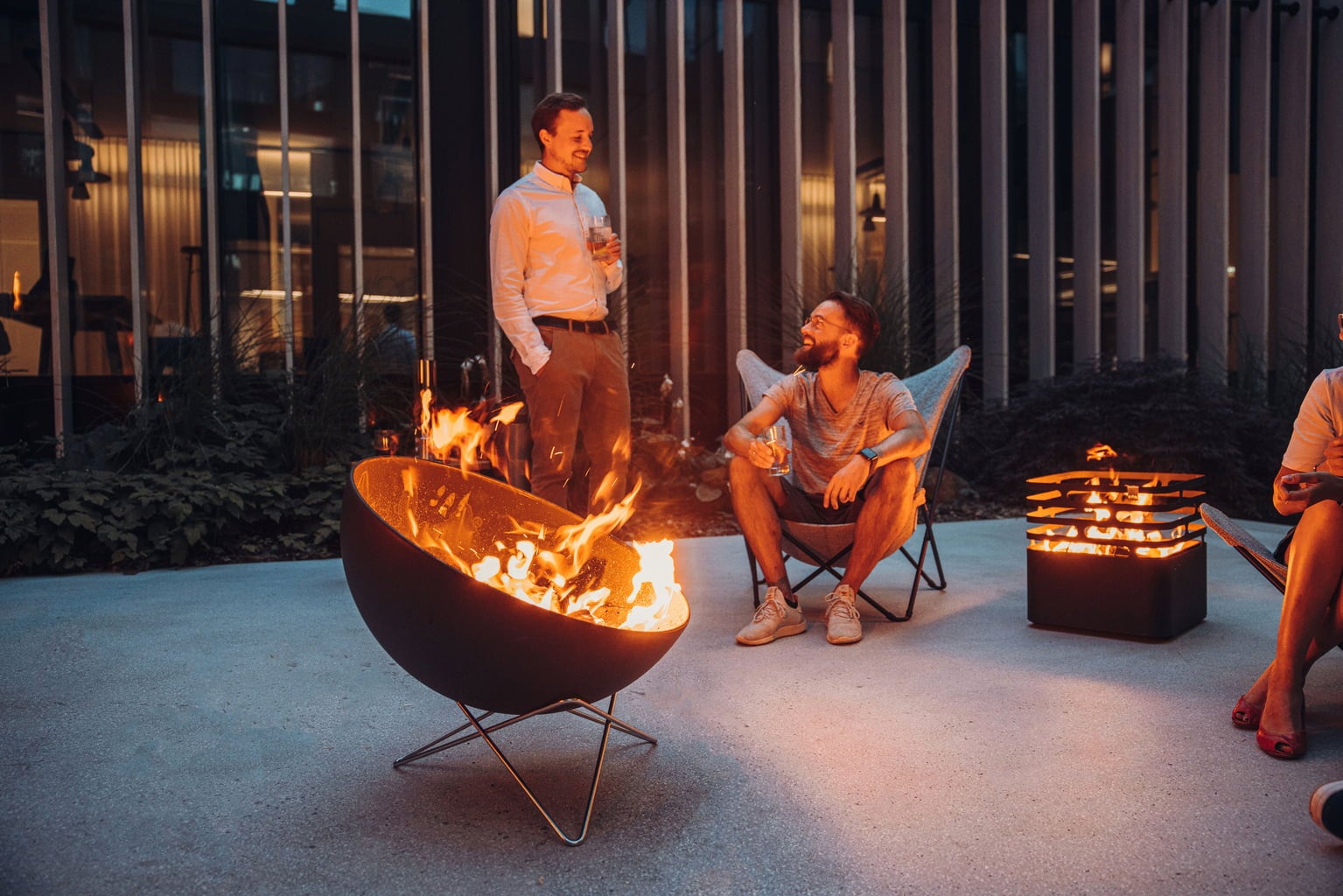 höfats BOWL 70 Feuer-Loungeset flex
