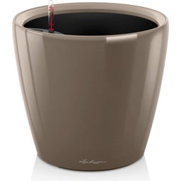 Lechuza Classico Premium 43 LS Planter - Taupe glossy