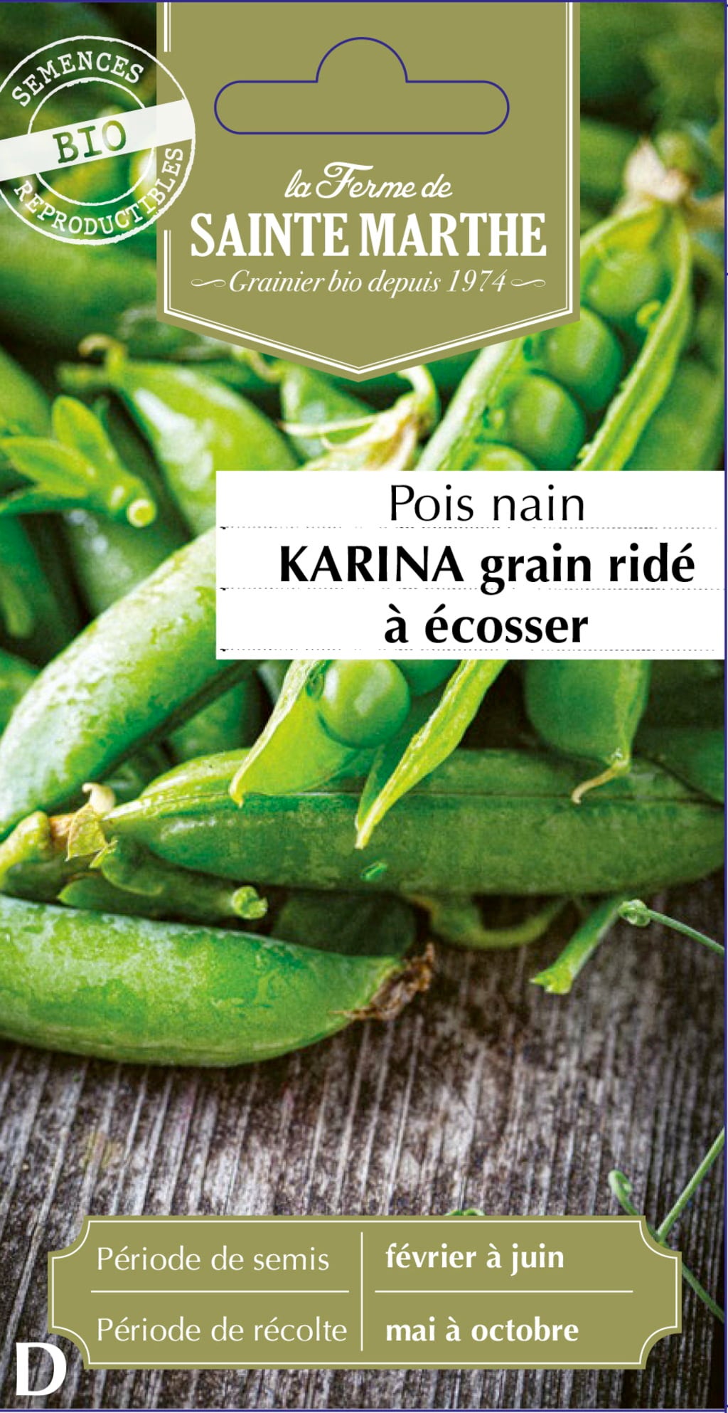 La Ferme de Sainte Marthe Dwarf Pea “Karina
