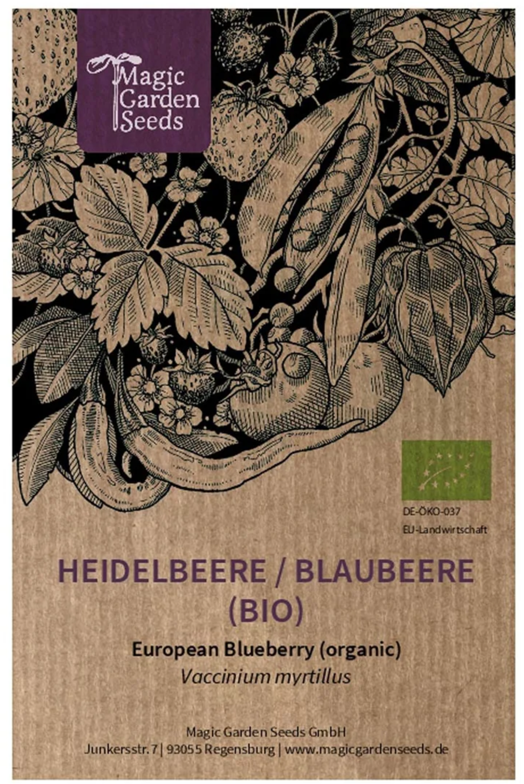 Magic Garden Seeds Organic Seeds - Blueberry / Bilberry 