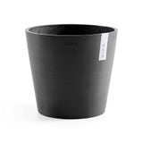 Ecopots Amsterdam cvetlični lonec - temno siv