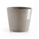 Amsterdam Planter with Water Reservoir - Taupe - Ø 20 cm