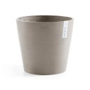 Amsterdam Planter with Water Reservoir - Taupe - Ø 30 cm
