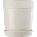 Doniczka Elise z podstawką, Medium, White