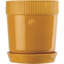 Elise Bloempot met Onderzetter - Small, Yellow