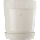 Elise - Vaso con Sottovaso - Small, White