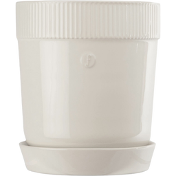 sagaform Elise - Vaso con Sottovaso - Small - White