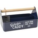Caja de Herramientas Caddy con Mango de Madera - Azul Marino - 1 pieza