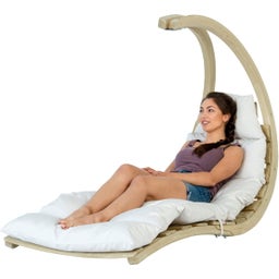 AMAZONAS Swing Lounger Floating Recliner Cream - 1 item