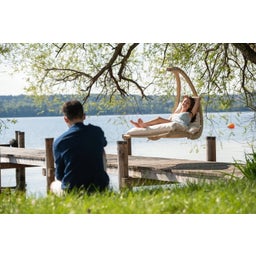 AMAZONAS Swing Lounger Floating Recliner Cream - 1 item