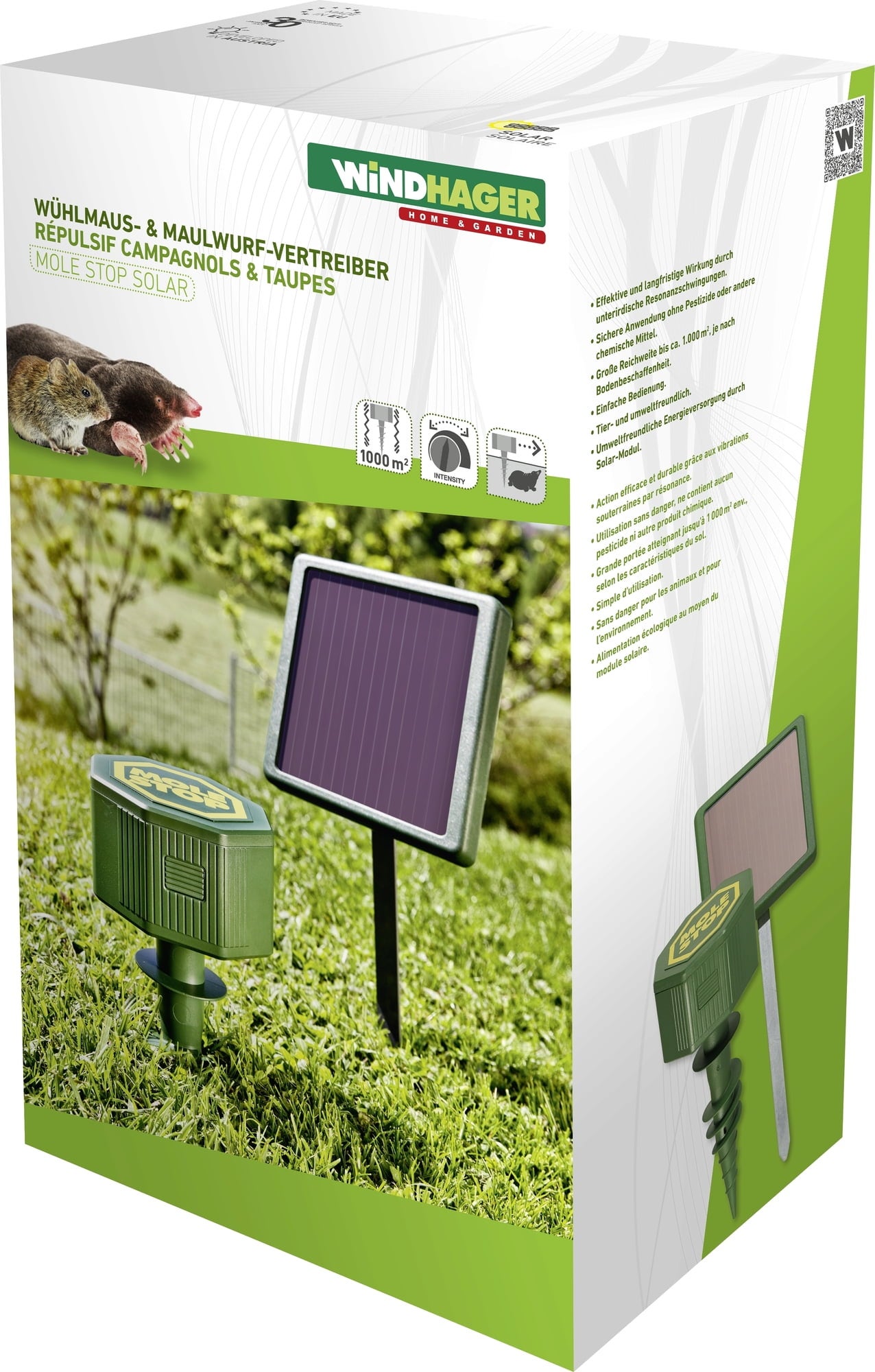 Répulsif Taupes & Campagnols MOLE STOP SOLAR - 1 pcs
