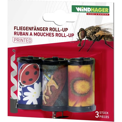 Windhager Roll-up Fliegenfalle - 3er Set - 1 Set