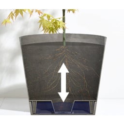 Ecopots Venice 2, temno-siva