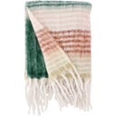 Villa Collection Plaid Styles 130 x 170 cm - Sable / Abricot / Rose / Vert