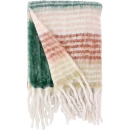 Villa Collection Plaid Styles 130 x 170 cm - Sable / Abricot / Rose / Vert
