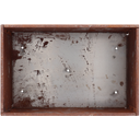 Esschert Design Rectangular Corten Steel Planter  - 80x40x40 cm