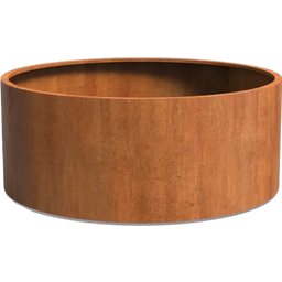 Jardinière Circum en Acier Corten | Standard - Ø 200 x 80 cm