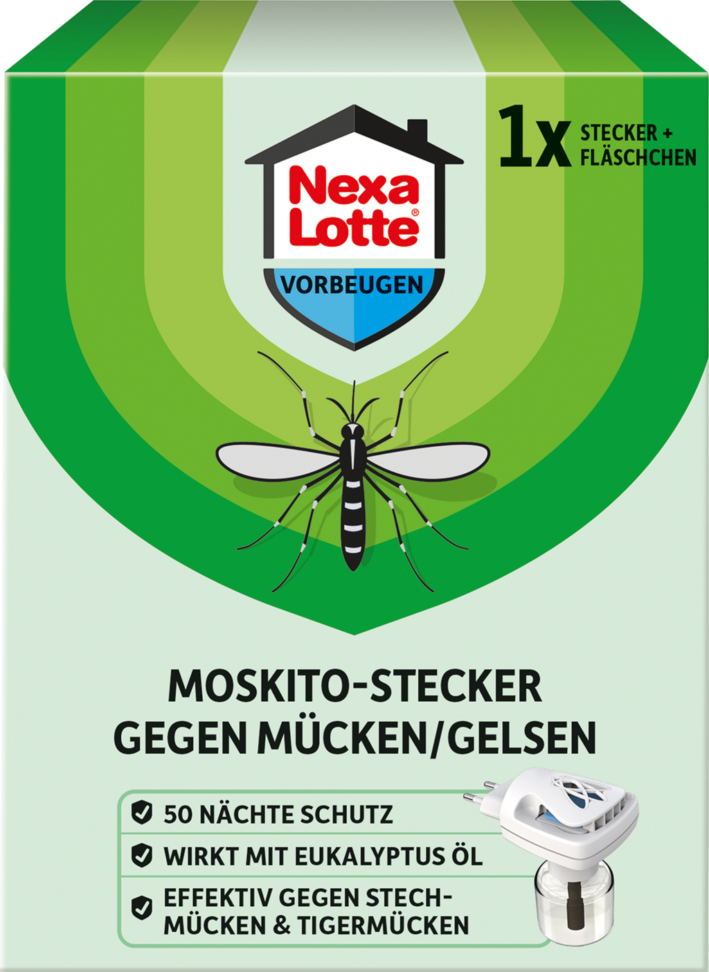 Prise Anti-Insectes, Sans Insecticide (1 Fiche+NF)
