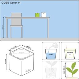 Lechuza Planter Cube Color 14