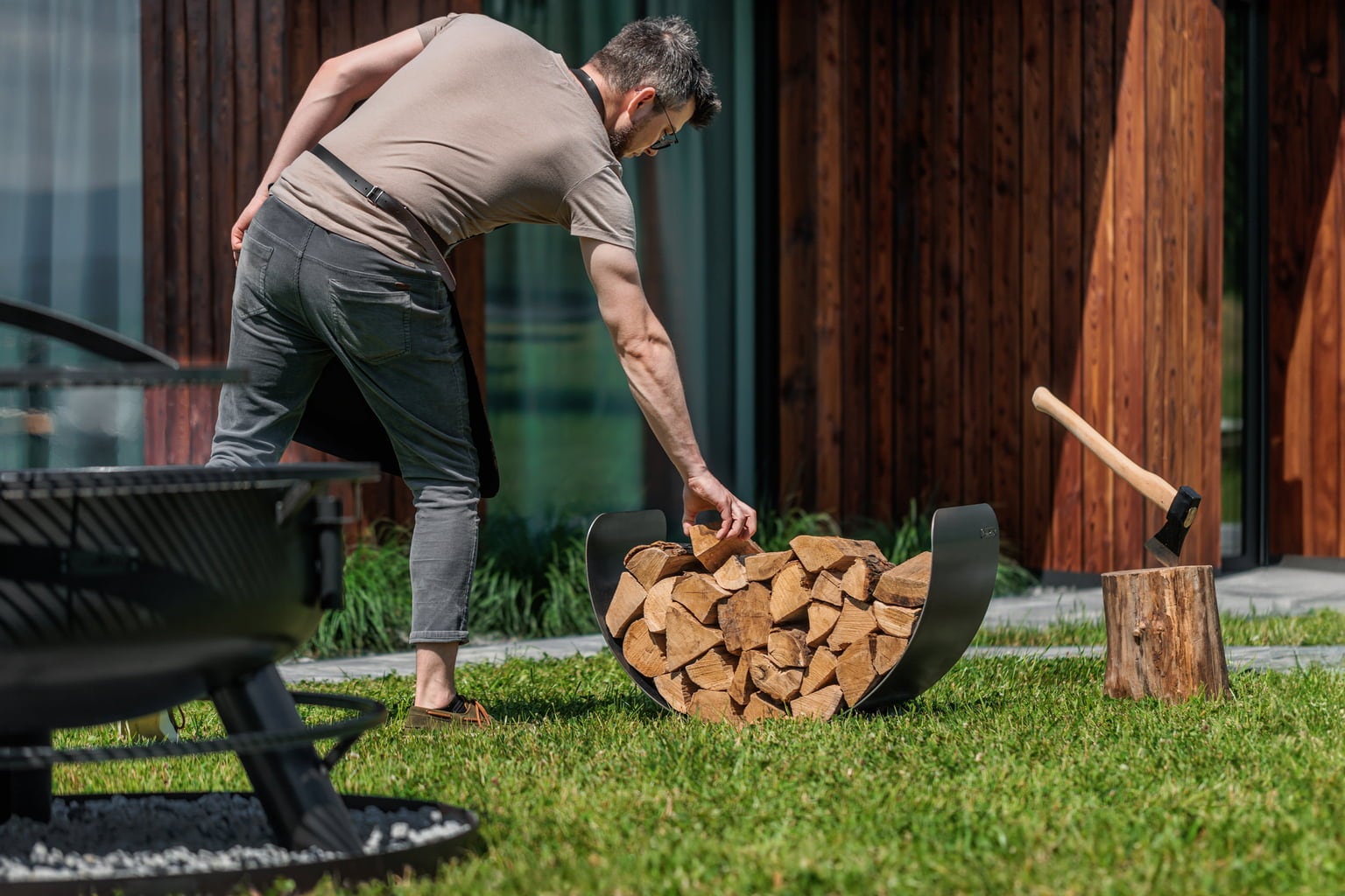 CookKing Turyn 70 Firewood Rack