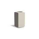 ADEZZ Fioriera Nooa in Alluminio - Grigio Seta - 50 x 50 x 100 cm
