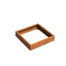 Bac à Plantes CARREZ Connect à Monter Soi-Même - sans Fond - 100  x  100  x  20 cm