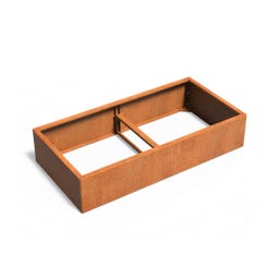 Bac à Plantes CARREZ Connect à Monter Soi-Même - sans Fond - 200 x 100 x 40 cm